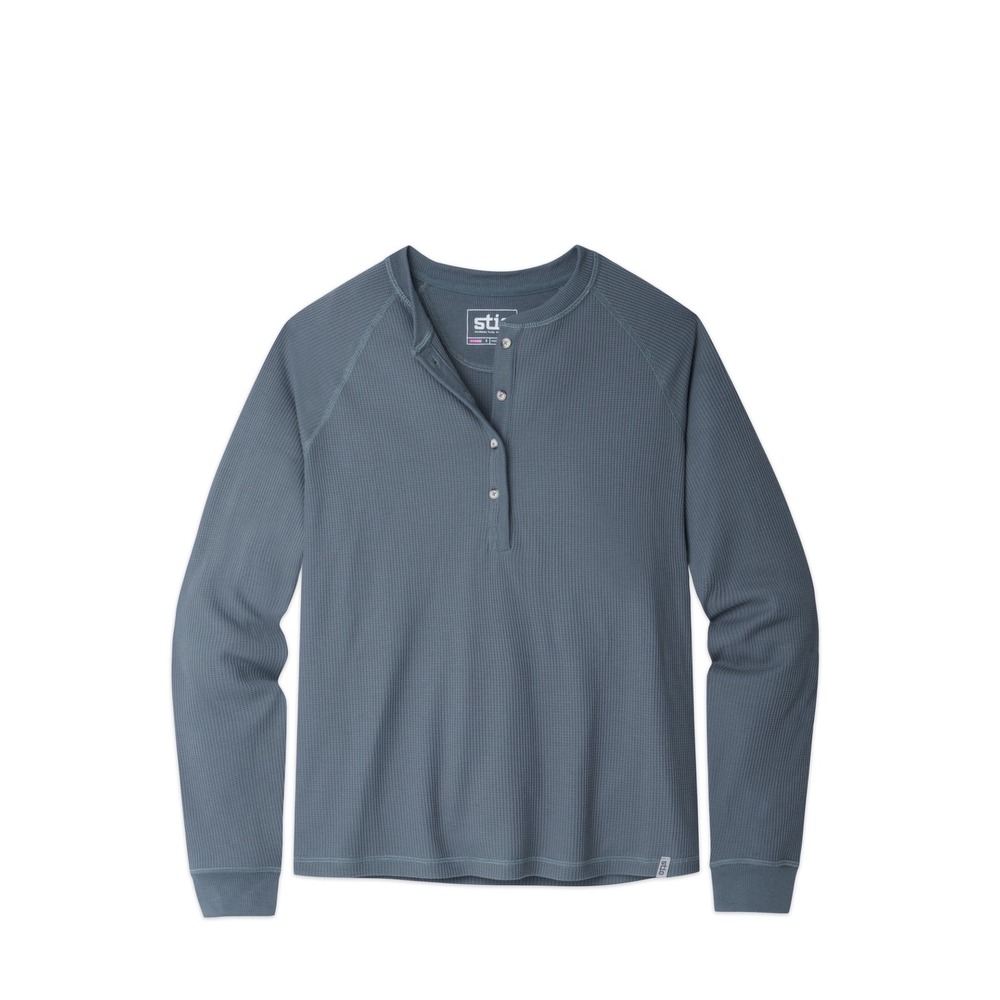 Stio Wister Waffle Henley Stormy Weather XS New With Tags